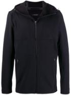 Falke Stitched Panels Hooded Jacket - Black