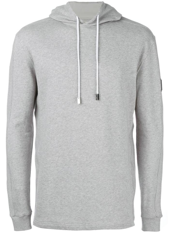 Blood Brother Logo Detail Hoodie, Men's, Size: Small, Grey, Cotton