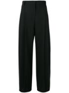 Mcq Alexander Mcqueen Pleated Trousers, Women's, Size: 42, Black, Wool