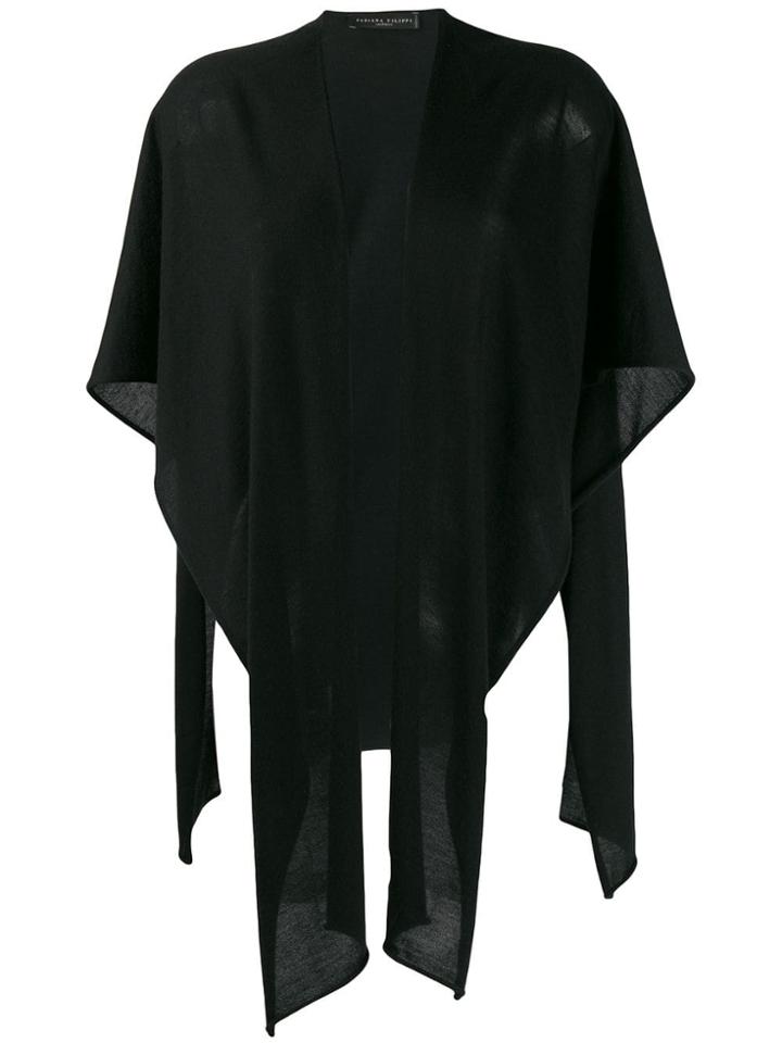 Fabiana Filippi Knitted Kimono - Black