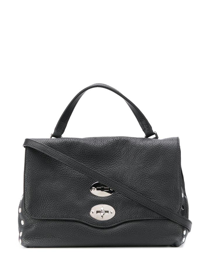 Zanellato Postina Studded Tote Bag - Black