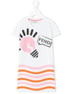 Fendi Kids - Light Bulb T-shirt - Kids - Cotton/spandex/elastane - 4 Yrs, White