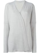 Fashion Clinic Long Sleeved Cardigan, Women's, Size: 38, Grey, Cashmere