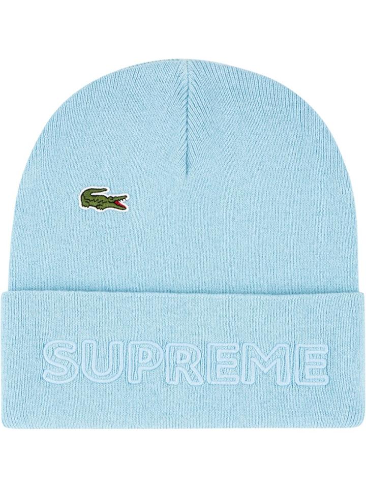 Supreme Lacoste Beanie - Blue