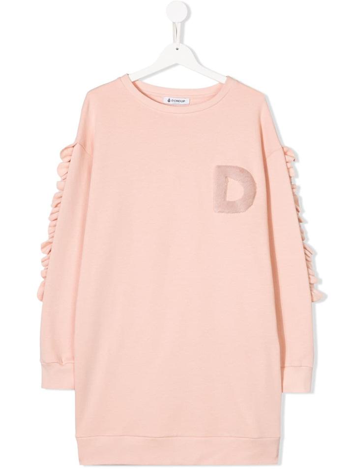 Dondup Kids Jersey Dress - Pink & Purple