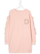 Dondup Kids Jersey Dress - Pink & Purple