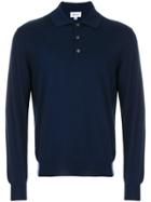 Brioni Knitted Polo Shirt - Blue
