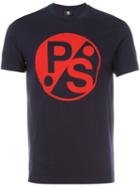 Ps By Paul Smith Logo Print T-shirt, Men's, Size: Xl, Blue, Cotton