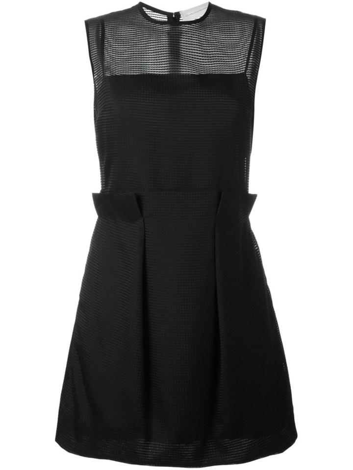 Victoria Victoria Beckham Mesh Detail Skater Dress