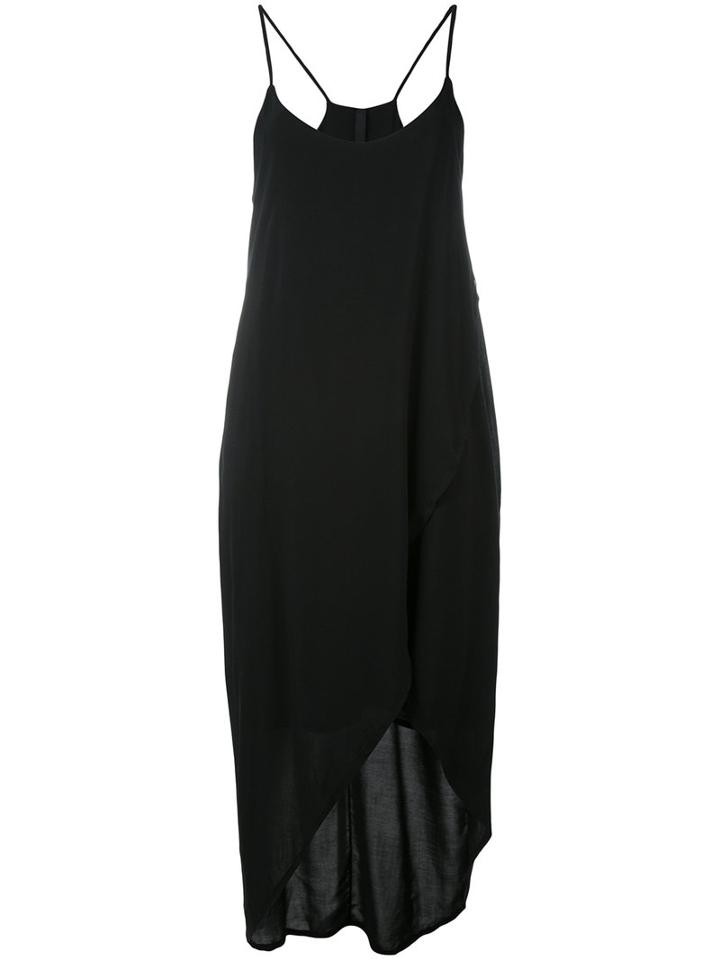 Poème Bohémien - High Low Hemline Dress - Women - Viscose - 42, Black, Viscose