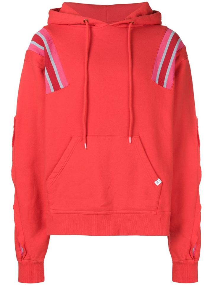 Facetasm Loose Fitted Hoodie - Red