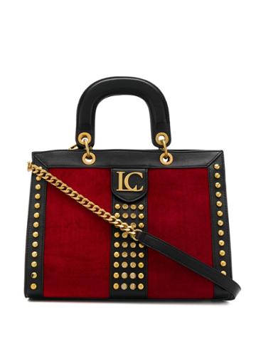 La Carrie Studded Tote Bag - Red