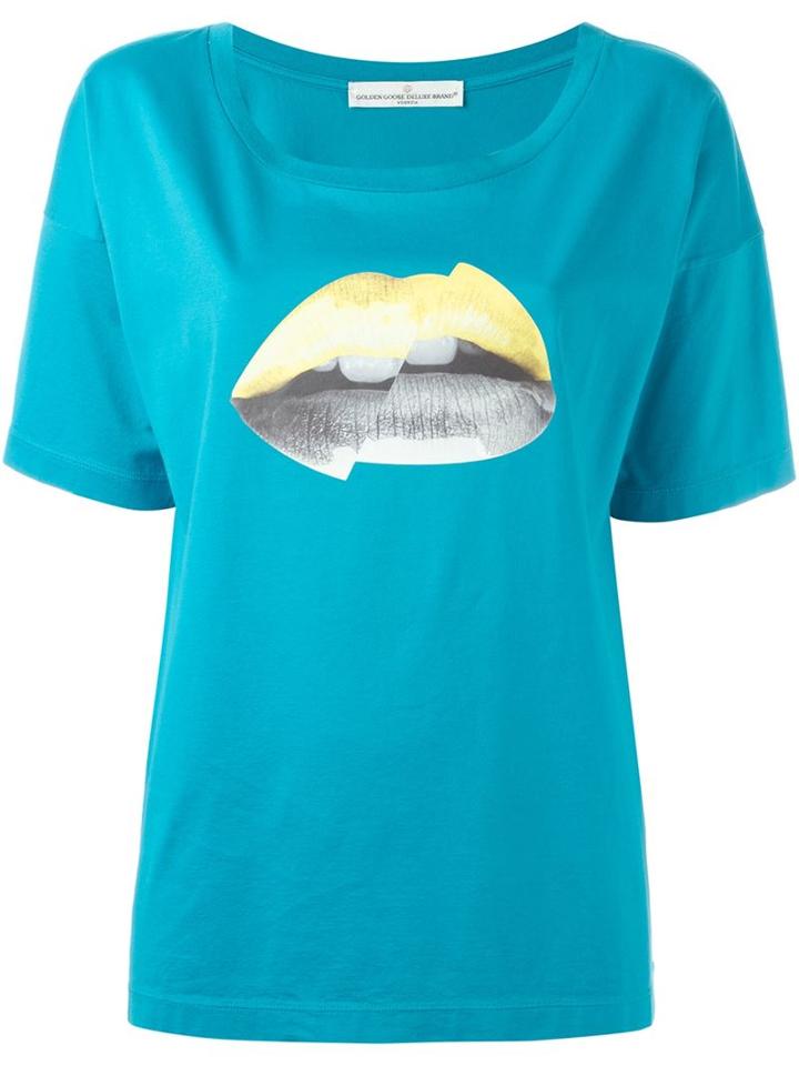 Golden Goose Deluxe Brand Margo T-shirt, Women's, Size: S, Blue, Cotton