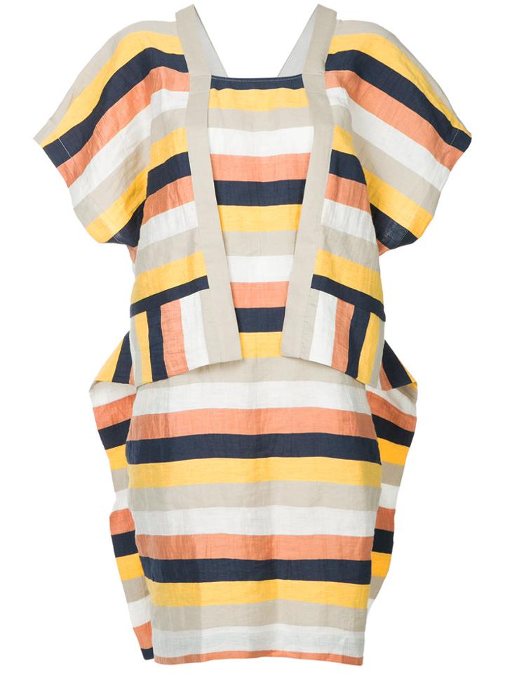 Henrik Vibskov Striped Sheet Dress - Multicolour