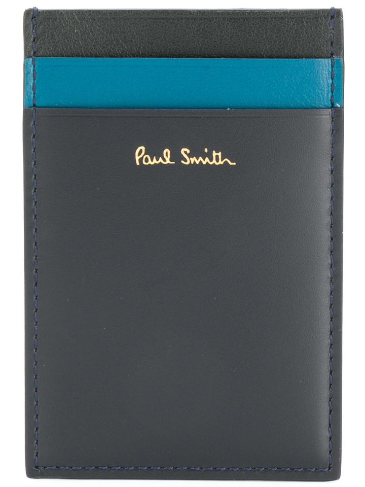 Paul Smith Logo Plaque Cardholder - Black