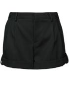 Saint Laurent Fold-up Shorts - Black