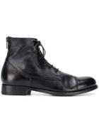 Pantanetti Ankle Lace-up Boots - Black