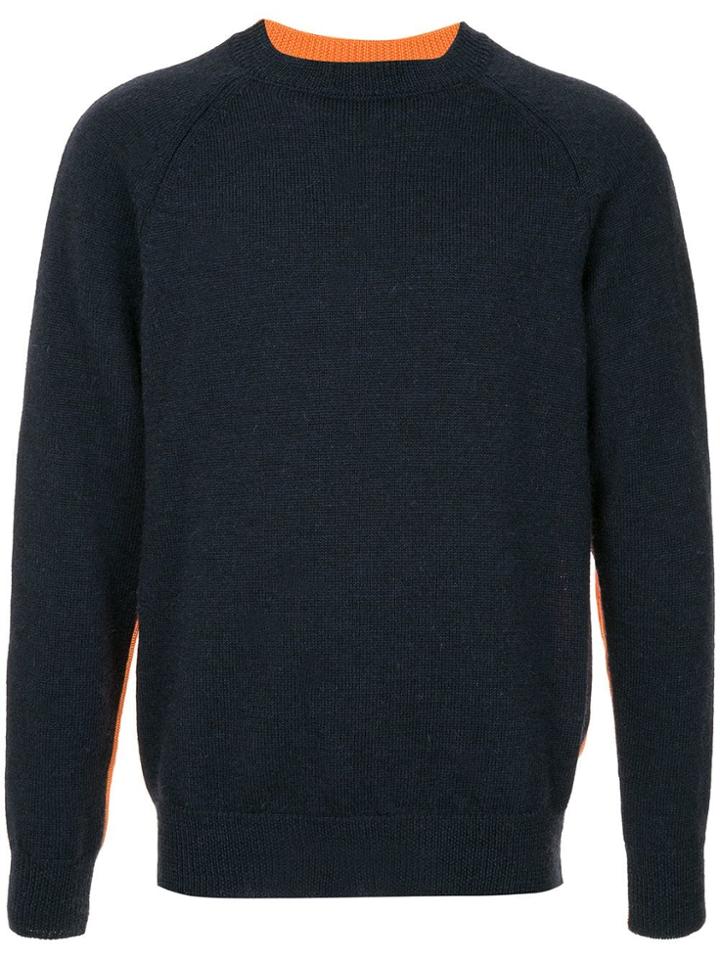 Junya Watanabe Man Two-tone Sweater - Blue