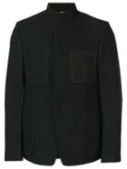Lanvin Contrast Stitching Blazer - Black