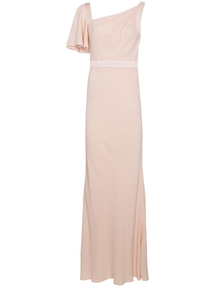 Alexander Mcqueen One-shoulder Evening Gown - Nude & Neutrals