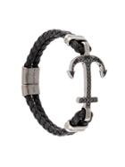 Nialaya Jewelry Anchor Bracelet - Black