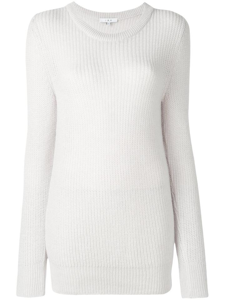 Iro - Sappo Ribbed Sweater - Women - Acrylic/alpaca/merino - S, White, Acrylic/alpaca/merino