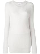 Iro - Sappo Ribbed Sweater - Women - Acrylic/alpaca/merino - S, White, Acrylic/alpaca/merino