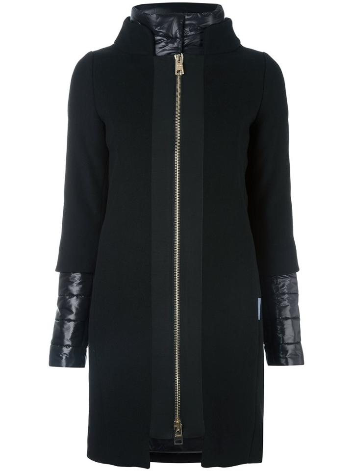 Herno Zipped Layered Coat