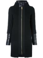Herno Zipped Layered Coat