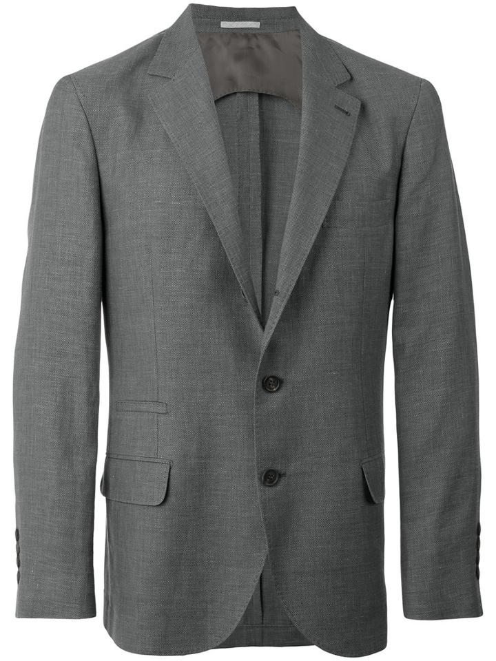 Brunello Cucinelli - Classic Blazer - Men - Silk/linen/flax/cupro/wool - 48, Grey, Silk/linen/flax/cupro/wool