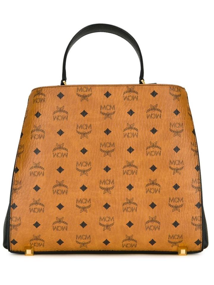 Mcm 'corina Visetos' Tote, Women's, Brown