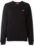 Mcq Alexander Mcqueen 'swallow' Sweatshirt, Women's, Size: Xs, Black, Cotton/polyester