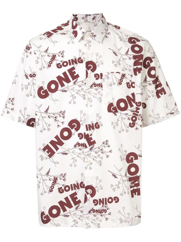 Wood Wood Printed Thor Shirt - White