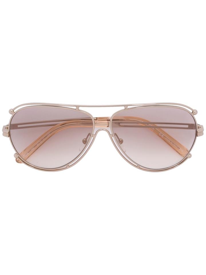 Chloé Eyewear 'isidora' Sunglasses - Nude & Neutrals