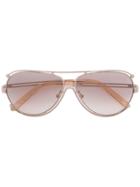 Chloé Eyewear 'isidora' Sunglasses - Nude & Neutrals