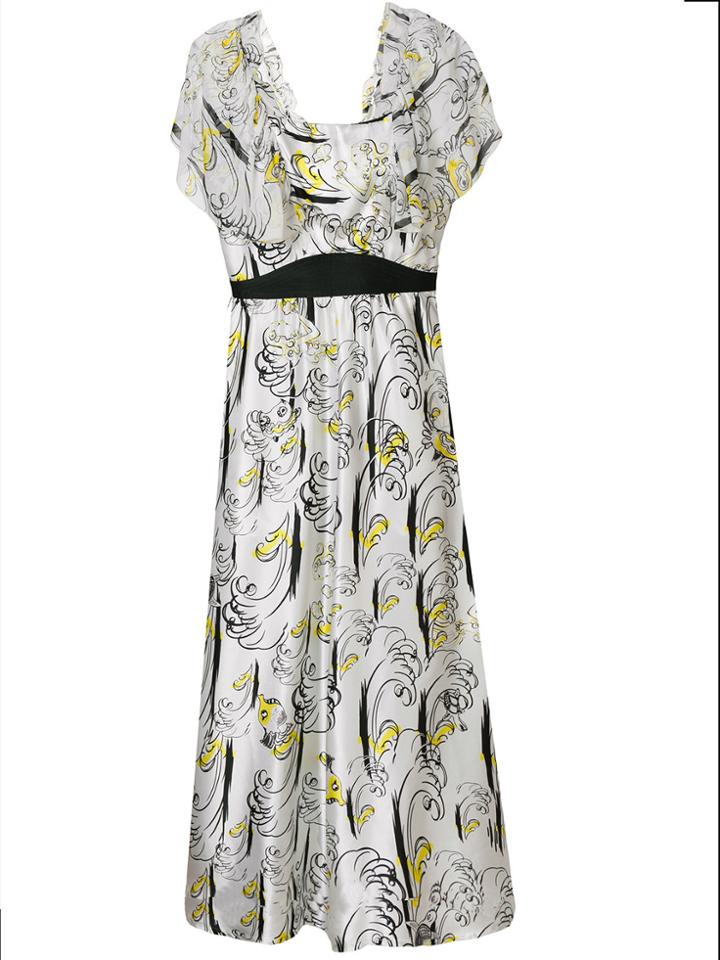 Tsumori Chisato Open Back Printed Jumpsuit - White