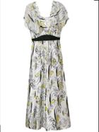 Tsumori Chisato Open Back Printed Jumpsuit - White