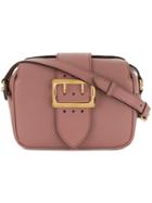 Burberry Buckle Plaque Shoulder Bag - Pink & Purple