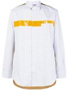 Junya Watanabe Man Colour-block Fitted Shirt - White