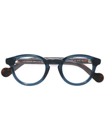 Moncler Eyewear Round Frame Glasses - Green