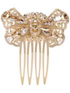 Dolce & Gabbana Crystal-embellished Hair Comb - Gold