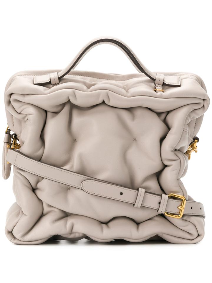 Anya Hindmarch Chubby Cube Top Tote - Nude & Neutrals