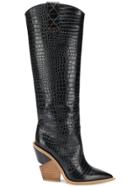 Fendi Cutwalk Knee High Boots - Black