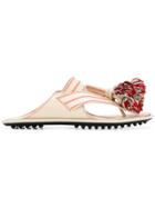 Carven Tassel Flip-flops - Nude & Neutrals