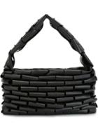 Comme Des Garçons Noir Kei Ninomiya Pleated Shoulder Bag