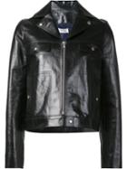 Beau Souci Zipped Jacket, Women's, Size: 36, Black, Calf Leather