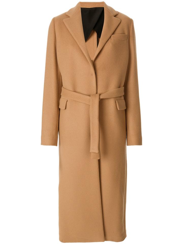 Msgm Trench Coat - Brown