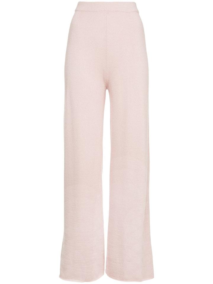 Mansur Gavriel Wide Leg Cropped Length - Pink