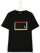 Marcelo Burlon County Of Milan Kids Cross Logo Colour-block T-shirt -