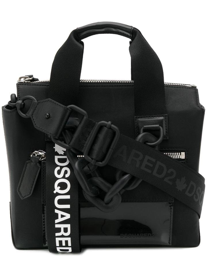 Dsquared2 Small Buckled Tote Bag - Black